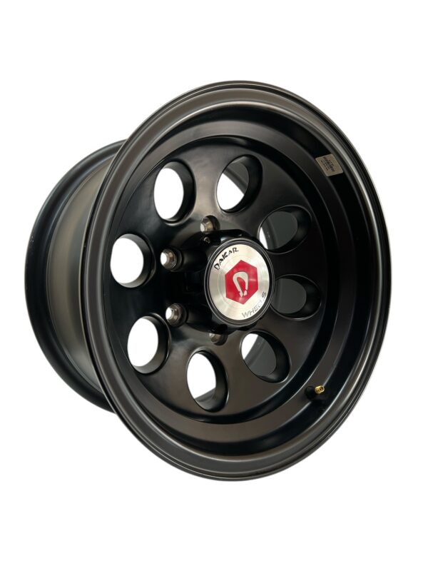 RIN 15X8 6H 139 171 FULL SEMI MATT BLACK DAKAR