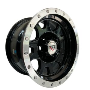 RIN 15 8" 6/139 BLACK MACHINED LIP JA051 VLF
