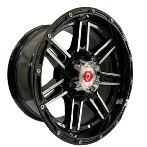 RIN 15 5H 139 BLACK MACHINED FACE BM LGS14 DAKAR