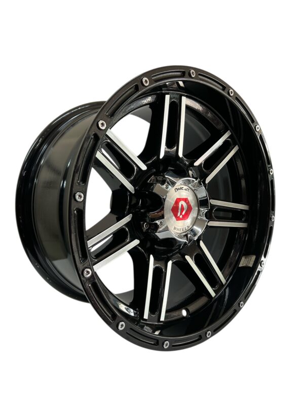 RIN 15 5H 139 BLACK MACHINED FACE BM LGS14 DAKAR